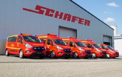  Ford Custom (3x Hochdach, 2x Flachdach) 5x MTW Feuerwehr Villingen-Schwenningen (6)